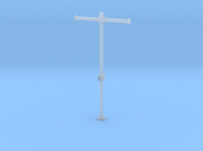 Marine Banner Pole with Hand 3d printed
