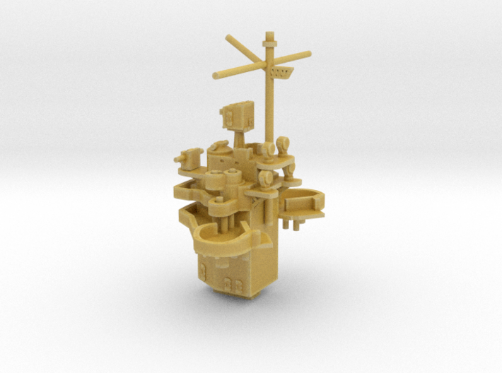 1/700 USS New Mexico (1944) Rear Superstructure 3d printed