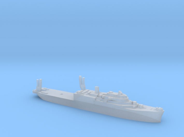USS Currituck seaplane tender 1:3000 WW2 3d printed
