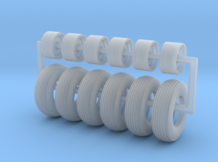 9.5-15 Drill Tires 3d printed