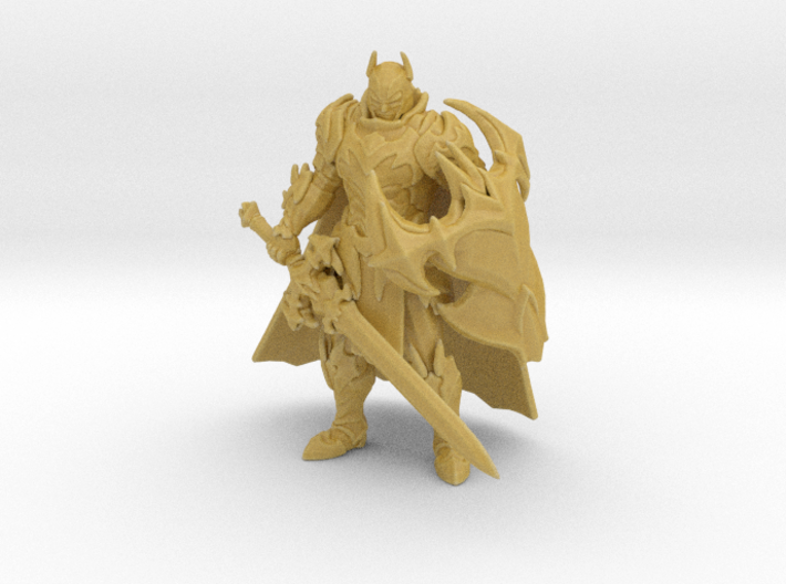Medieval Batman miniature model fantasy game DnD 3d printed 