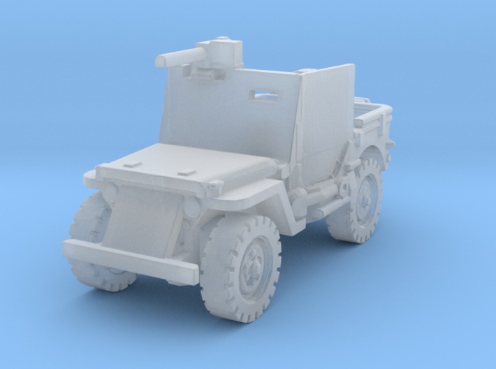 Jeep Willys Armored 1/72 3d printed