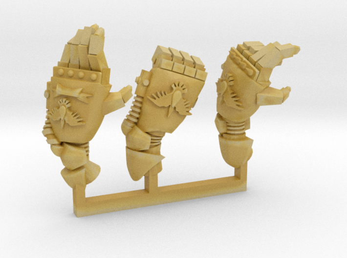 Bloody crows energy fists 3d printed