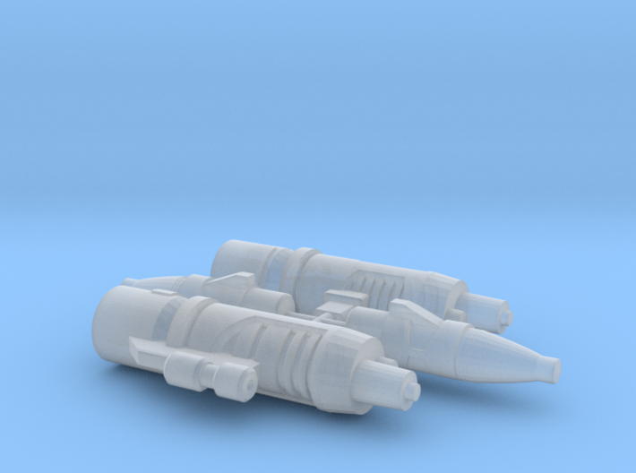 TF Kingdom Sideswipe Animation Shoulder MissileSet 3d printed