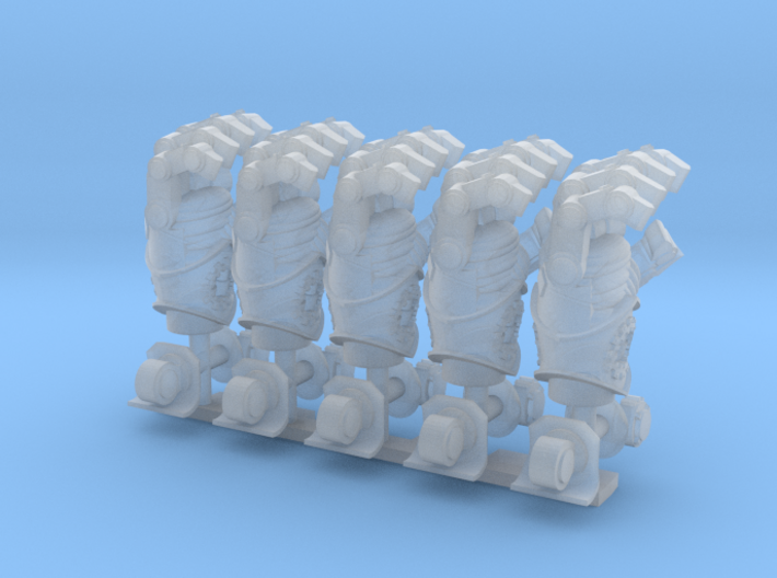 5 Prime Bionic Large Right open fist 3d printed