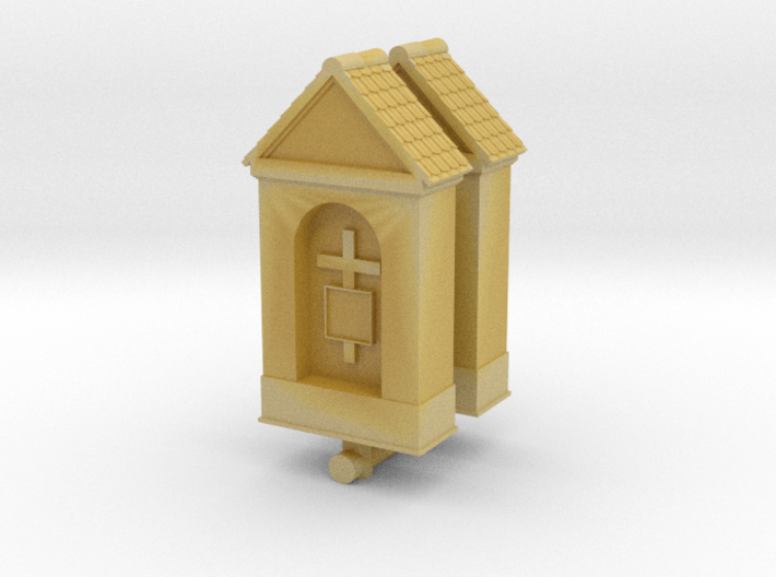 Small Chapel (x2) 1/144 3d printed