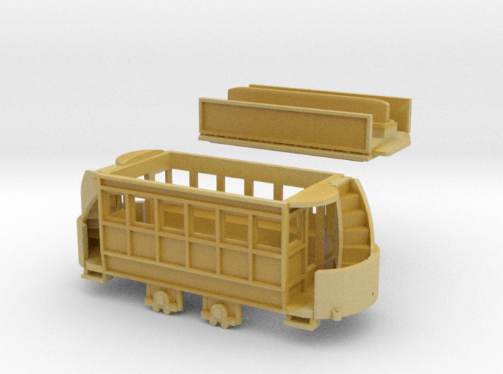 N Gauge Freelance Horse Tram (Motorised) 3d printed 