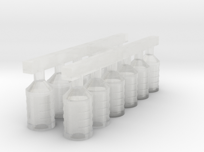 1/96 Lanterns for 18th and 19th Century Ships 3d printed 