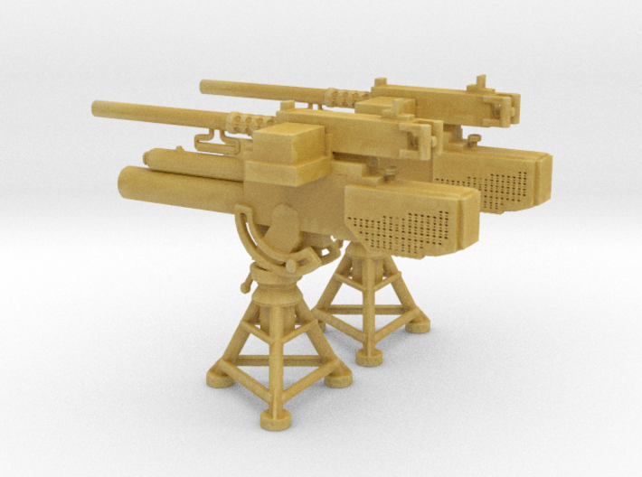 1/100 Scale Mk 2 81mm Mortar with 50 Cal 3d printed