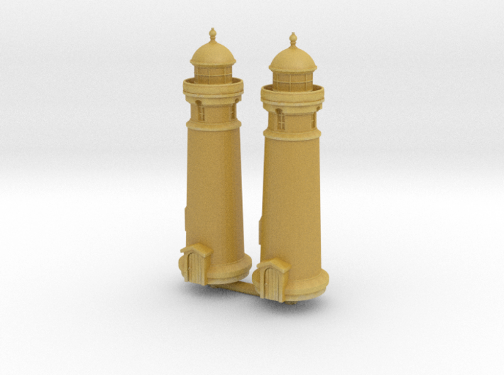 Lighthouse (round) (x2) 1/700 3d printed