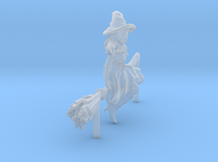 HO Scale Flying Witch 3d printed