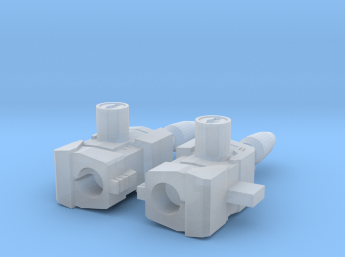 ER: Wheeljack shoulder cannon(long in pair) 3d printed