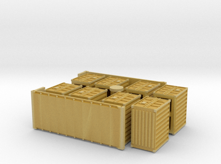 Quadcon Container Set 1/285 3d printed 