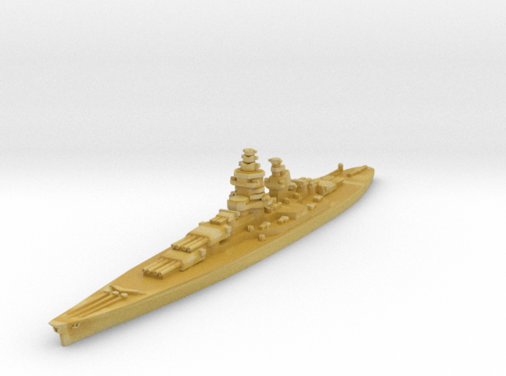 Alsace battleship 1/2400 3d printed