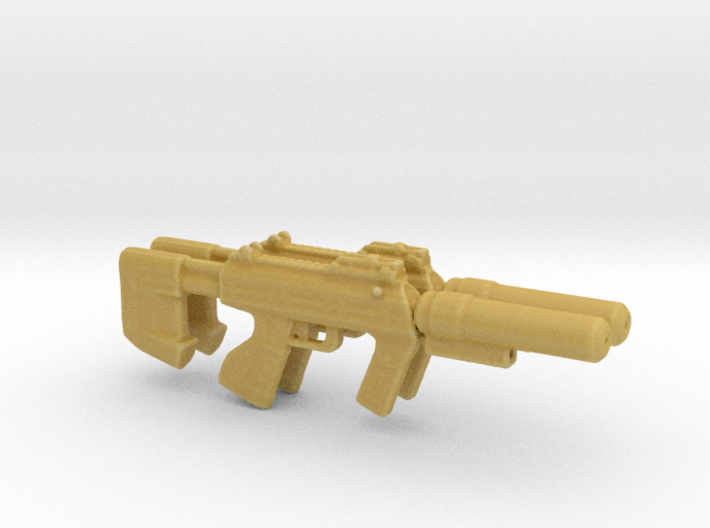 M7S Caseless Submachine Gun 3.75 scale (2 pistols) 3d printed
