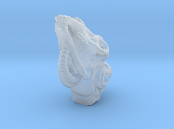 Mini Knight - Horse Skull Head 3d printed 