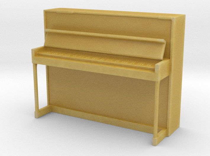 Miniature 1:48 Upright Piano 3d printed 