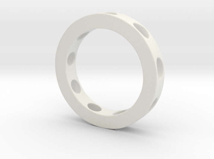 Holey Ring One Row 3d printed