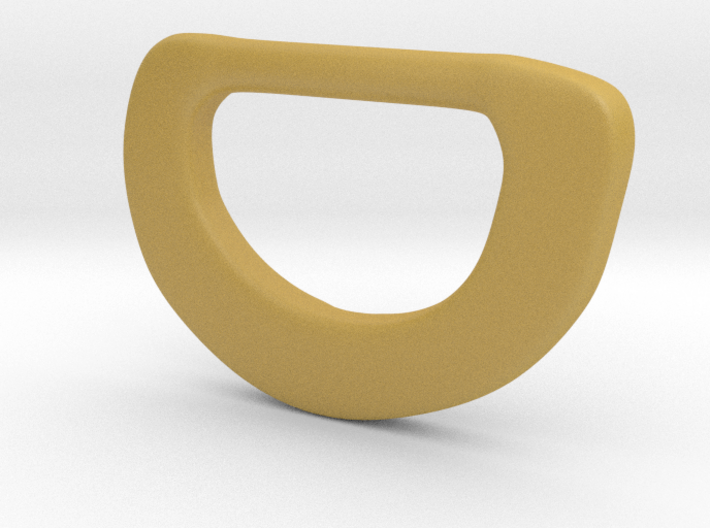 Ring-and-dot buckle from East Lindsey 3d printed 