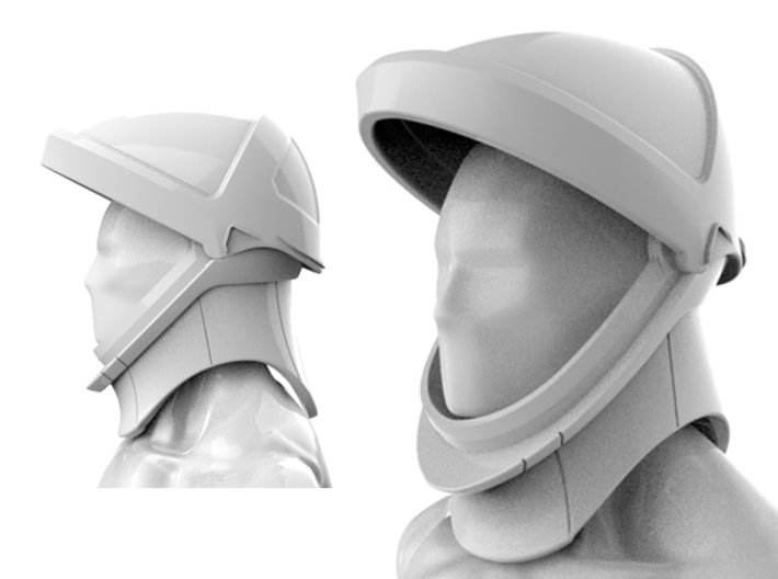 SpaceX Helmet Kit / 1/6 Scale for 12” Figures 3d printed 