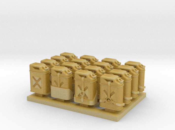 1:72 US Jerry Cans (16x) 3d printed 