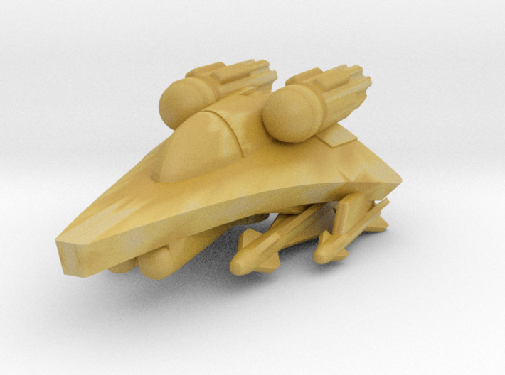 285 Scale Federation F-18 &quot;Hornet&quot; Fighter WEM 3d printed