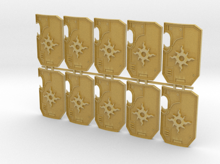 10x Sorcerer Sun - Marine Boarding Shields 3d printed 