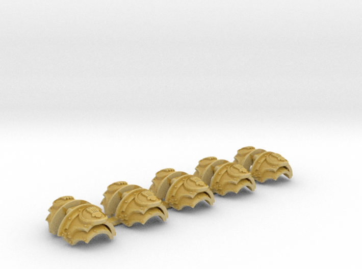 5x Clenched Fist - T:2a Cataphractii Shoulder Sets 3d printed 