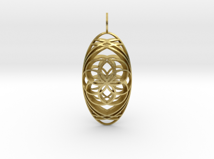 Aura Glow (Seed of Life, Double-Domed) 3d printed