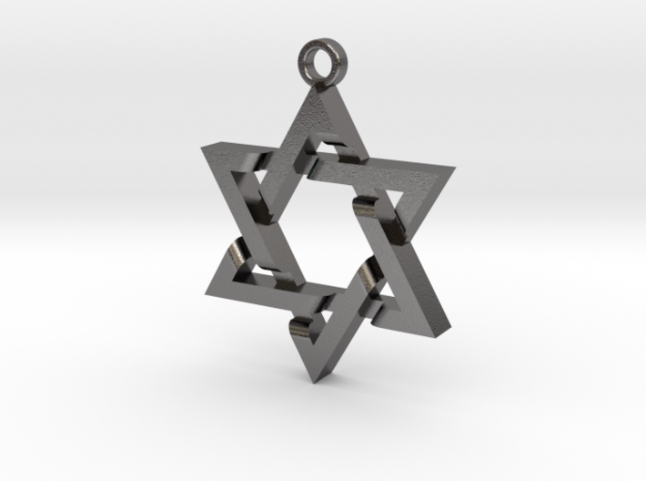28mm wide Star of David Rounded 3d printed