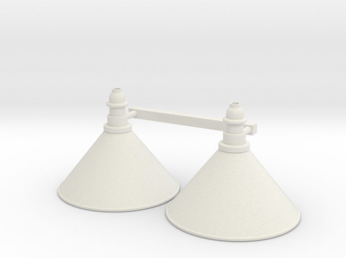 Industrial Lamp 02. 1:9 Scale 3d printed