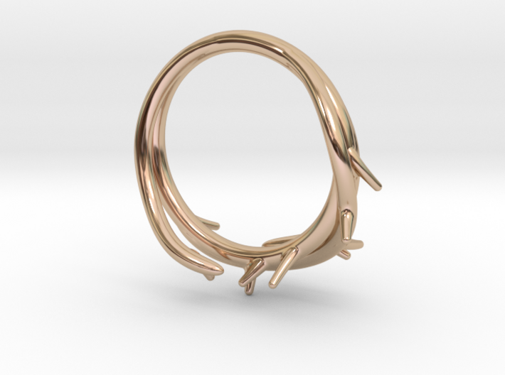 Thorn Ring 3d printed