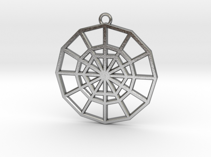 Restoration Emblem 01 Medallion (Sacred Geometry) 3d printed