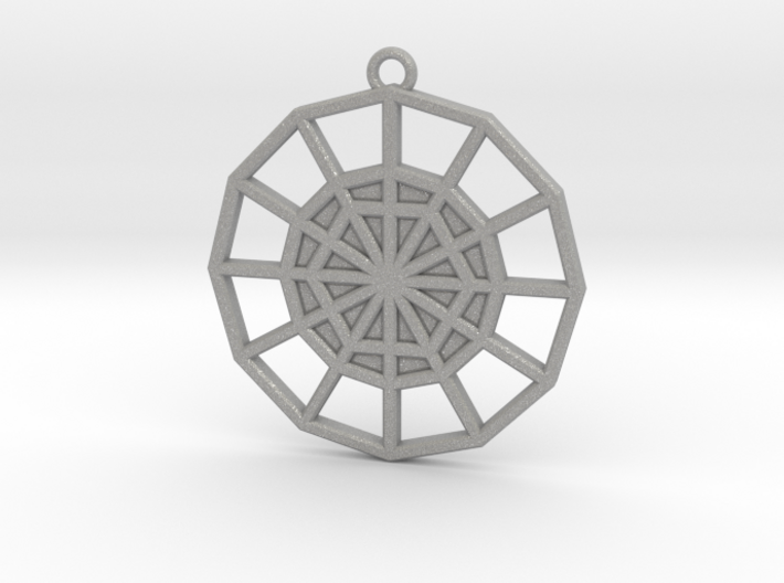 Restoration Emblem 07 Medallion (Sacred Geometry) 3d printed