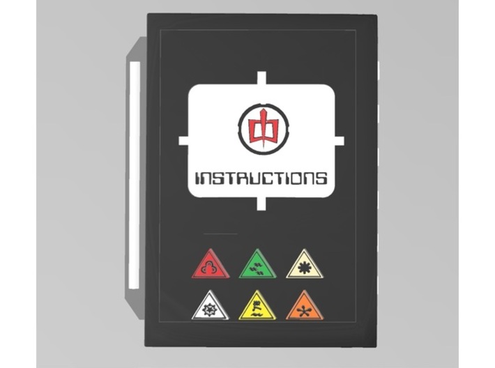 The Greatest American Hero Lost Instruction Book 3d printed 