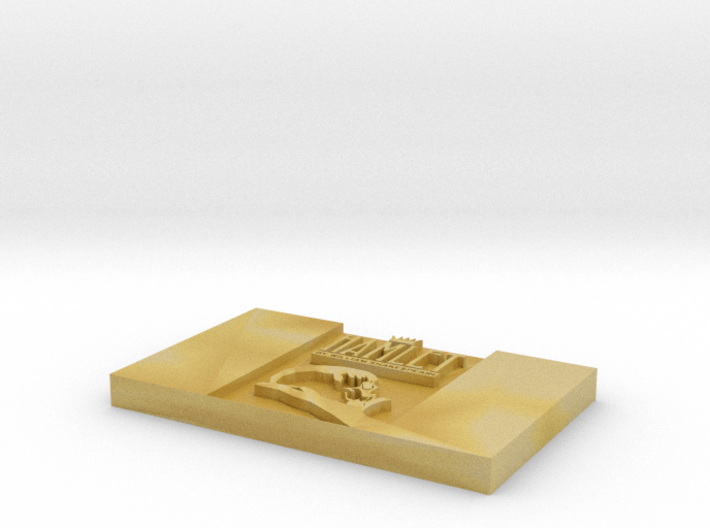 Hamlet by William Shakespeare Plaque 3d printed