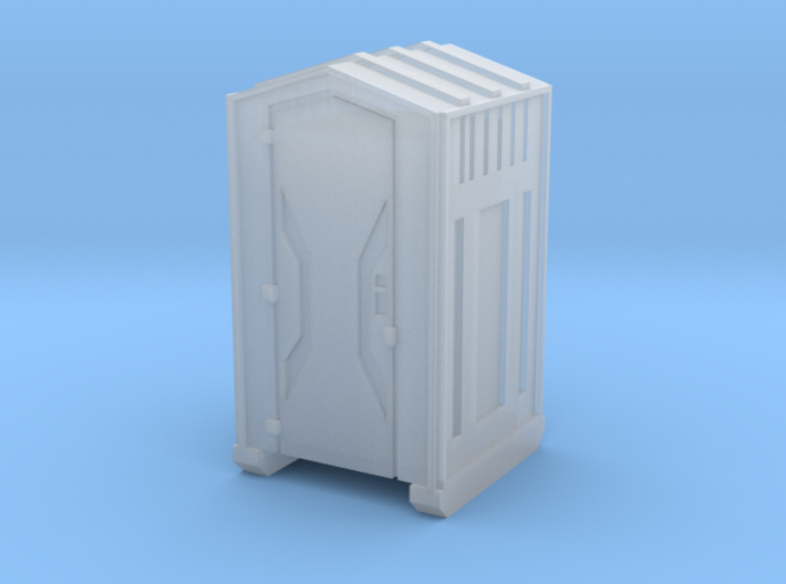 HO Scale Portable Toilet 3d printed