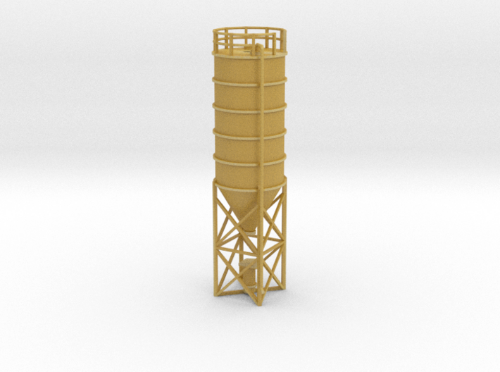 N Scale Cement Silo FUD 3d printed 