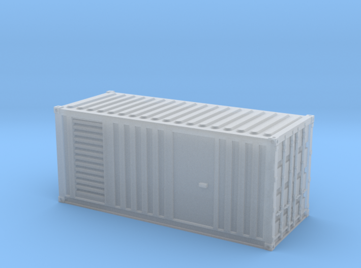N Scale Generator In 20ft Container 3d printed