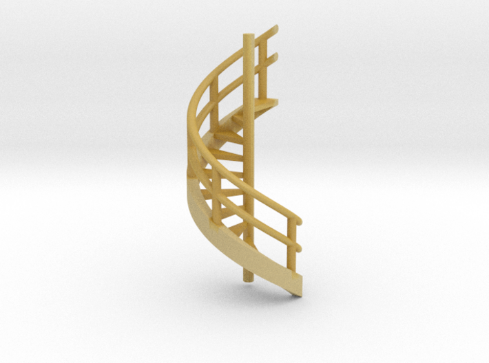 N Scale Revolving stairs 3d printed 