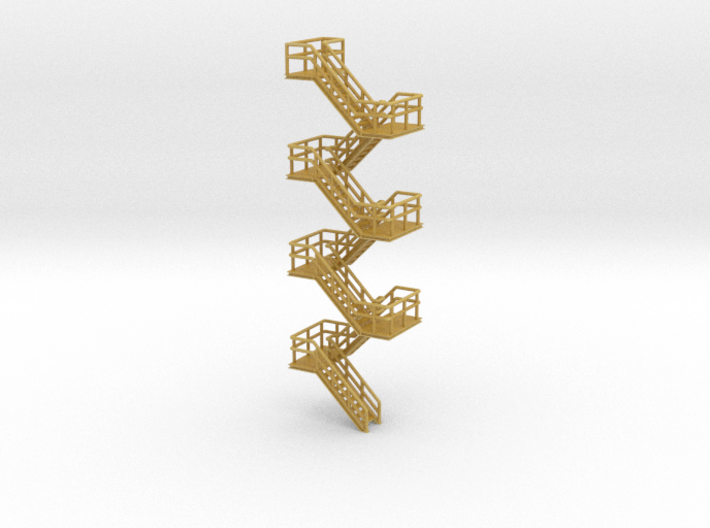 N Scale Staircase H80mm 3d printed 