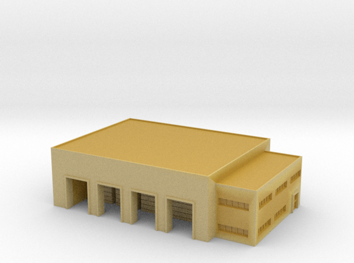 1:1200 warehouse+office 3d printed 