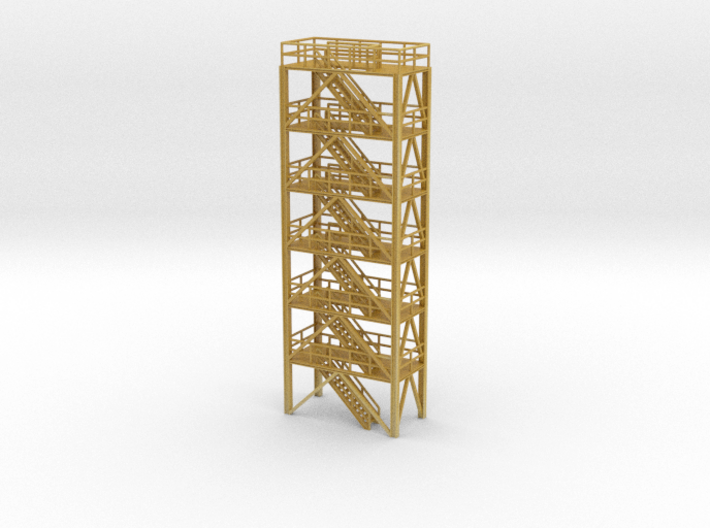 N Scale Refinery Stairs H109 3d printed 