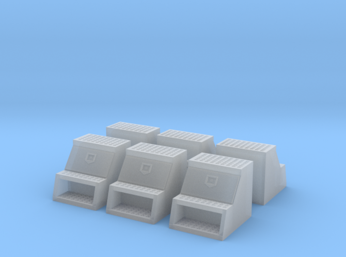 1/64th 24&quot; 'saddle' type tool box builders pack 3d printed