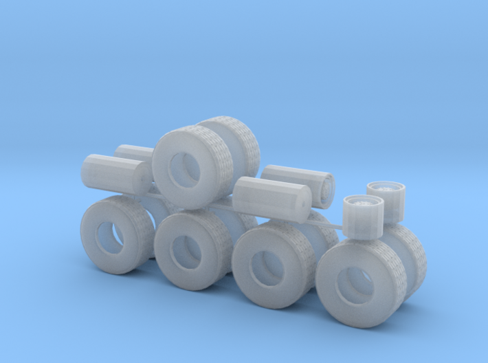 1/50th Heavy 52&quot; Oilfield or Off Road tires, set 2 3d printed