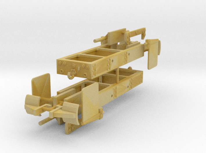 1/87th Log truck end frame 2 with details (2) 3d printed 