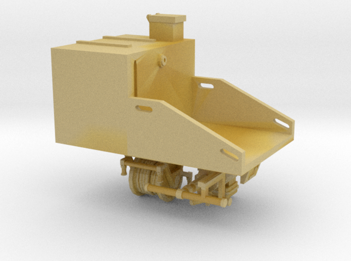 Custom Short tank Fire Skid Unit 3d printed