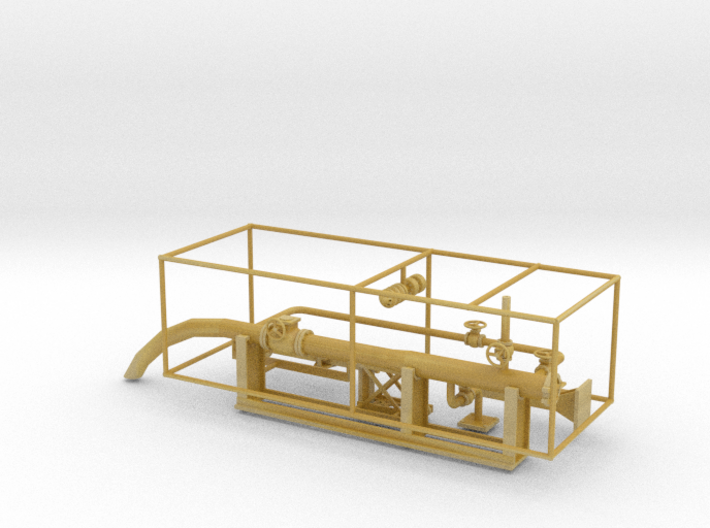 1/50th Oil Pipeline Pig Launcher station 3d printed