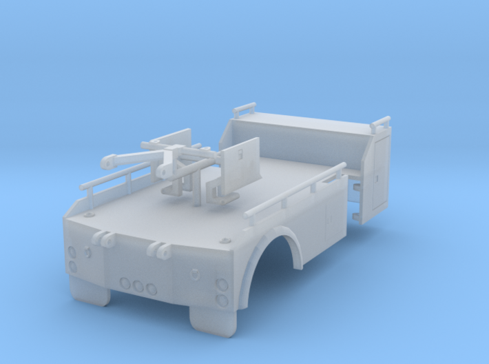 1/64th Holmes Single Axle Tow Truck Wrecker Bed 3d printed