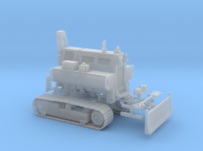 1/87th Remote control tracked mobile home tug 3d printed